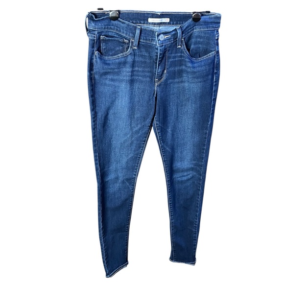 710 SUPER SKINNY WOMEN'S JEANS dark wash size 30 - Picture 1 of 14